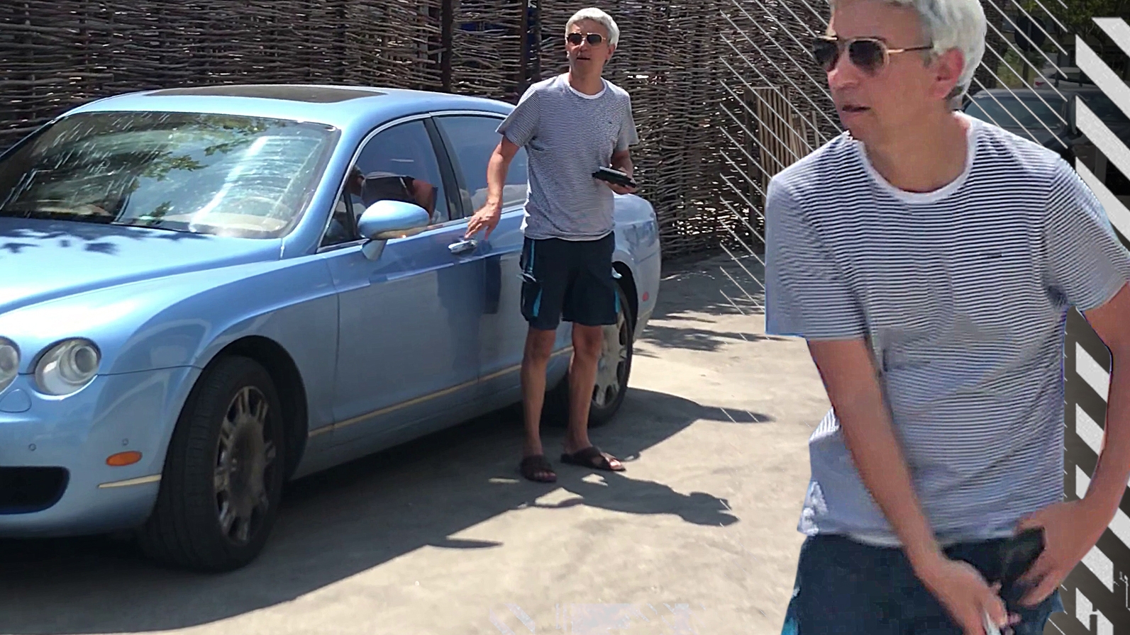 Senzaționalul DD  a apărut cu Bentley-ul la plajă!