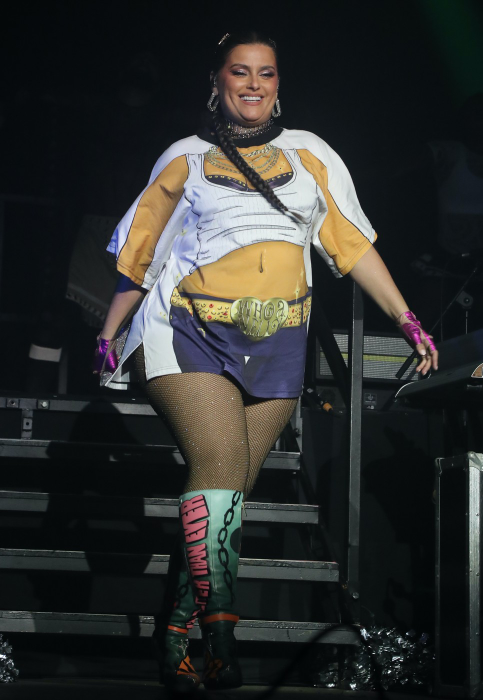 Nelly Furtado în concert la Manchester Pride, Manchester, Marea Britanie, 24 august 2025. Foto: Profimedia