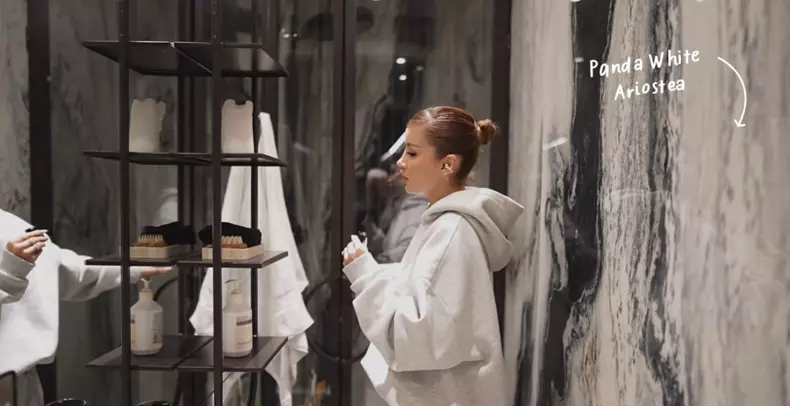 Cum arată casa ca din reviste a Alinei Ceușan? A fost decorată de un om de încredere