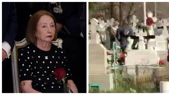 Rodica Stănoiu, înmormântată din nou. Primele imagini de la ceremonie