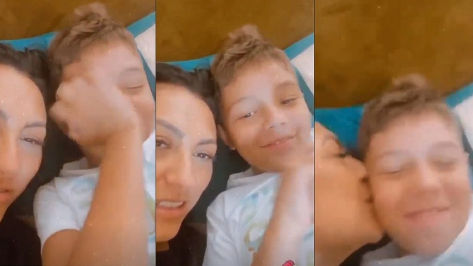 Andra, mămică de nota 10! Uite cum îl alintă pe băiețelul tocmai venit de la școală: ”Mai reziști?”