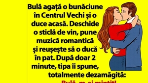 BANC | Bulă agață o bunăciune în Centrul Vechi și o duce acasă