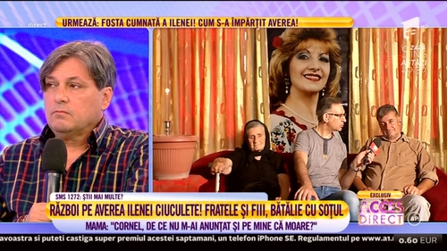 Cornel Galeş, prima confruntare cu familia Ilenei Ciuculete! Cum răspunde acuzaţiilor soţul artistei 
