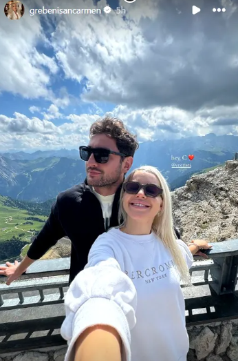 Carmen Grebenișan și noul iubit /Foto: Instagram