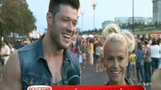 Anda Adam nu s-a deghizat in Lady GaGa la concert:  "Am vrut sa ma imbrac mai extravagant, dar nu am avut timp"