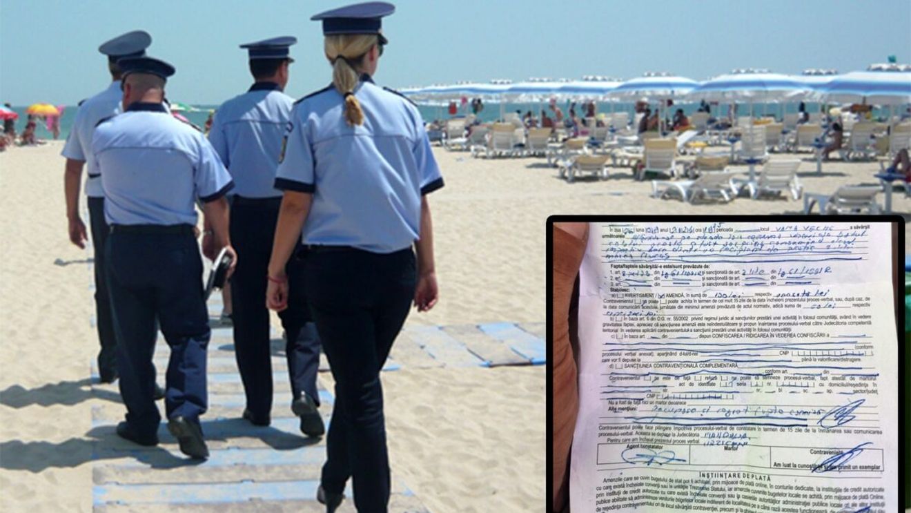 Cu câți lei a fost amendat un turist de polițiști, pentru că a băut o bere pe o stradă din Vama Veche: "Nu aveți voie să consumați"