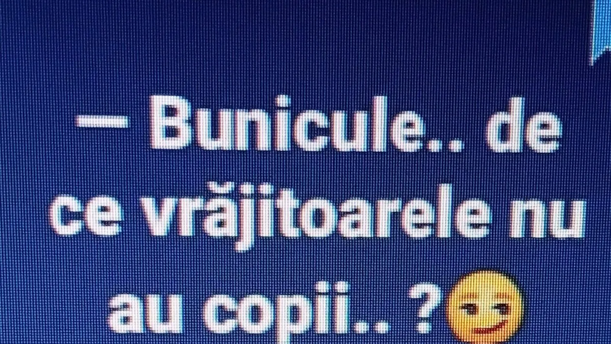 BANCUL ZILEI | De ce vrăjitoarele nu au copii