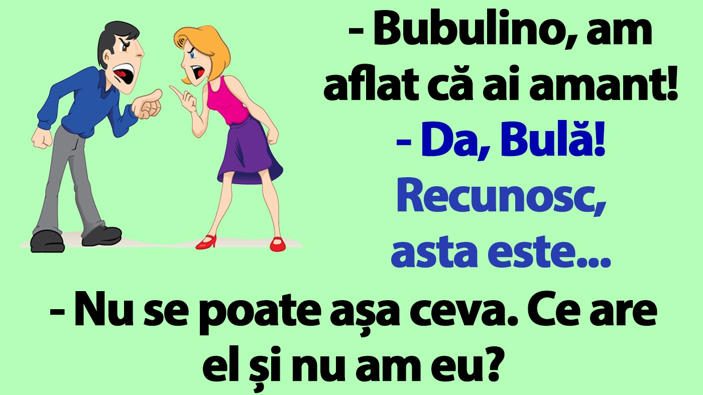 BANC | Bulă a aflat că Bubulina are amant