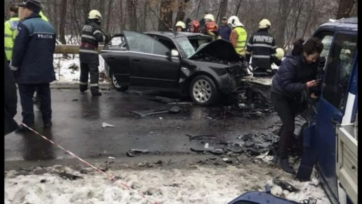 Accident grav în Mureş, sâmbătă seara! Mai multe mașini implicate, patru oameni au avut de suferit