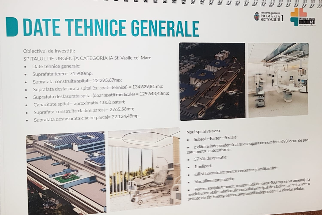 Dan Tudorache, declarații despre construcția Spitalului “Sfântul Vasile cel Mare”: “Avem 55 de milioane de euro economisiți”. Când va fi inaugurat