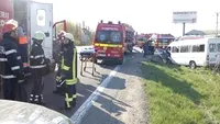 Accident teribil pe DN1! Sunt nu mai puțin de 11 victime