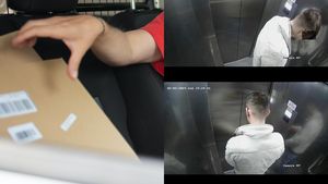 Gestul dezgustător făcut în lift de un livrator din Iaşi! "Apoi pune mâna pe mâncarea voastră"