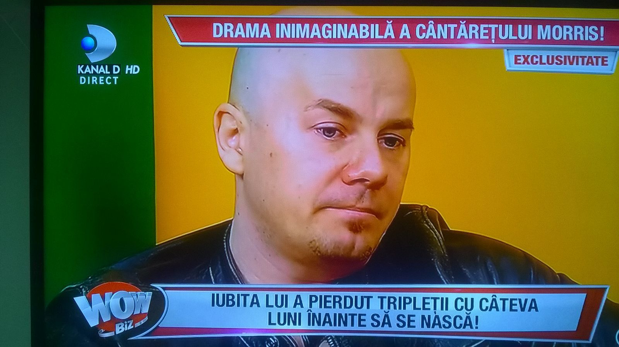 Cântăreţul Morris, cu lacrimi în ochi! Artistul şi-a povestit drama cumplită