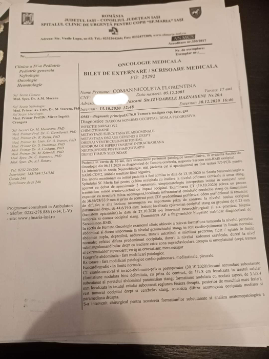 George Burcea imploră pentru salvarea unei prietene de 16 ani: “Nico a fost diagnosticată cu tumoră cerebrală”