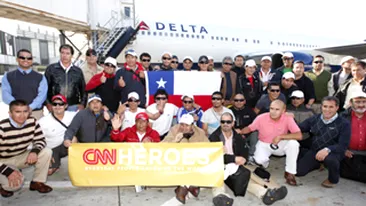 Minerii din Chile, eroi in Statele Unite