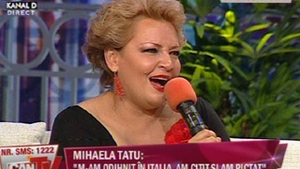 VIDEO Mihaela Tatu a cantat live la CANCAN TV! Asculta aici melodia "La hanul lui Tatu"!
