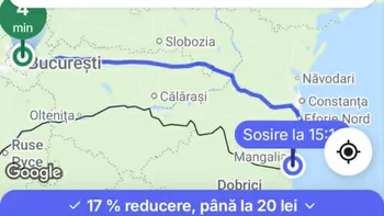 Un bucureștean a comandat o mașină Bolt până în Vama Veche. Cât a plătit pentru cursa de 3 ore