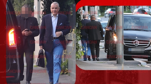 Penibilul ministru milionar al Sănătății, păzit de bodyguard în restaurant! 😂😂😂 Mircea Geoană nici nu și-a depus candidatura, dar caraghiosul grăsuț a intrat în scenă
