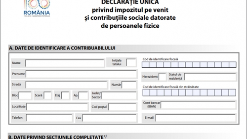 Decizie de ultimă oră! Declarația unică va fi modificată. Până la ce dată trebuie depusă