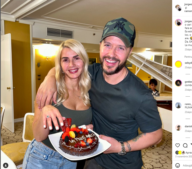 Jorge și Ramona au trei copiii împreună: Ilinca, Karina și David. (SURSA: INSTAGRAM.COM)