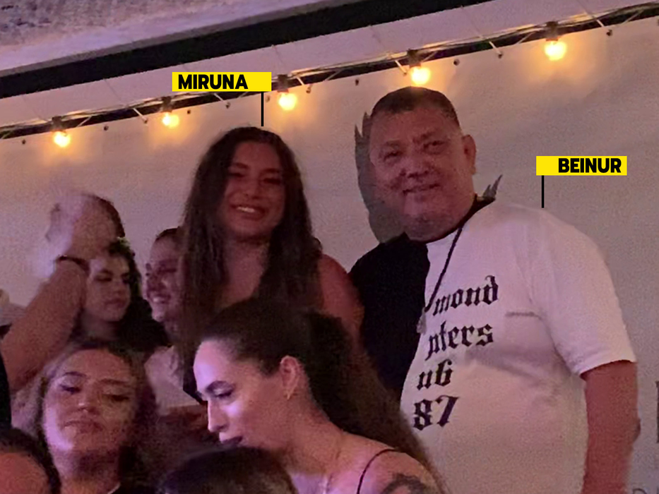 Nuredin Beinur, alături de fiica lui, Miruna (Foto: CANCAN.RO)