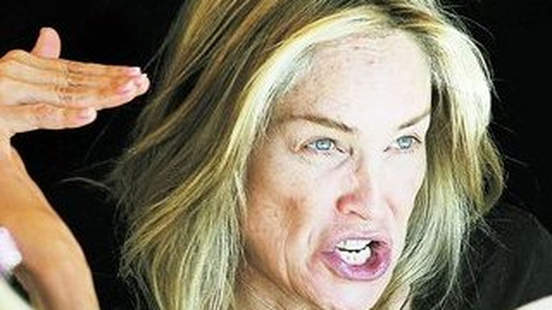 Aparitie-soc a divei din "Instinct primar". Sharon Stone, obosita si "ofilita"