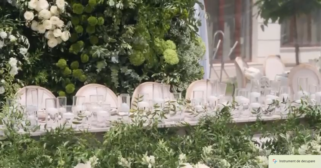 Cum a fost amenajat localul pentru nunta fiicei lui Gheorghe Hagi. Luxul este la el acasă! Kira Hagi şi Thomas Ferfelis petrec într-un cadru de vis cu 500 de invitaţi