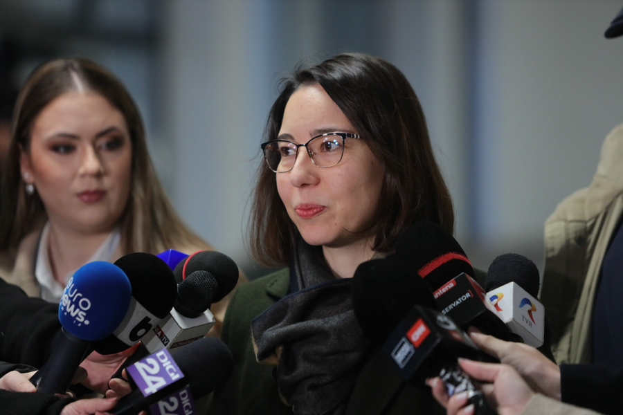 Ana Ciceală a votat. Sursă foto: Mediafax Foto/ Alexandra Pandrea/GMN