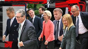 Zelenski, discuții cu liderii UE și Donald Trump la Casa Albă. Primele imagini de la întâlnirea momentului