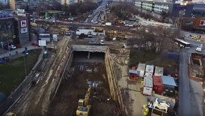 Cum arată viitorul pasaj Piaţa Sudului, filmat cu drona! Imagini spectaculoase cu şantierul care a îngrozit bucureştenii!