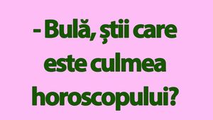 Bancul de duminică | Bulă și culmea horoscopului