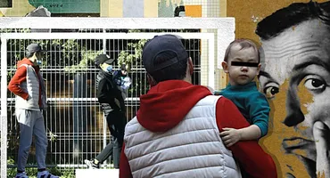 La 1 an și 5 luni, băiețelul lui Ștefan Bănică Jr. seamănă izbitor cu celebrul lui bunic