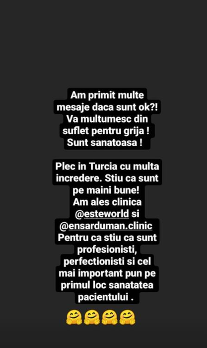Majda Aboulumosha și-a făcut lifting mamar o clinică din Turcia. Ce s-a întâmplat după operația delicată: “Au venit peste 10 asistente”