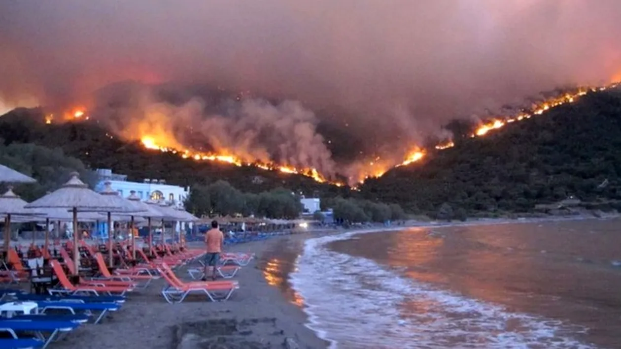 Români, mare atenție! Avertizare MAE pentru Grecia: risc ridicat de incendii de vegetație din cauza temperaturilor ridicate