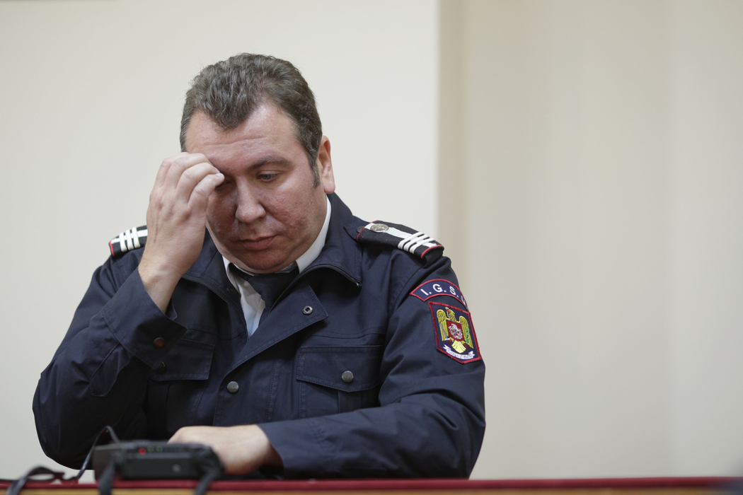 Colonelul Orlando Șchiopu, pompierul care i-ar fi înjurat pe morții de la Colectiv (Foto: Inquam Photos/Octav Ganea)