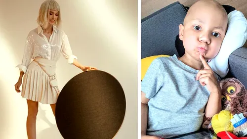 Andreea Bălan, în lupta pentru viață a unui băiețel diagnosticat cu o tumoră la creier