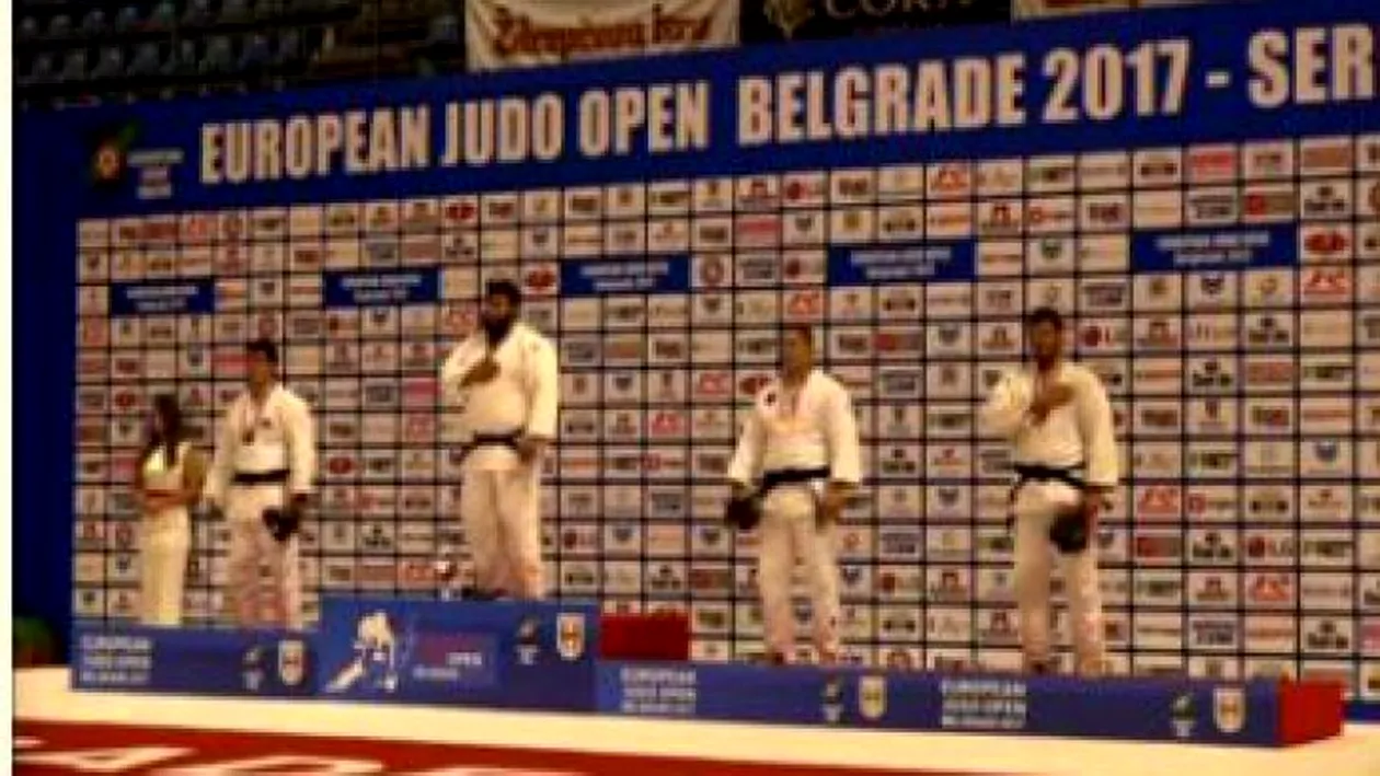 Super performanţă: trei medalii de AUR la Openul de Judo de la Belgrad