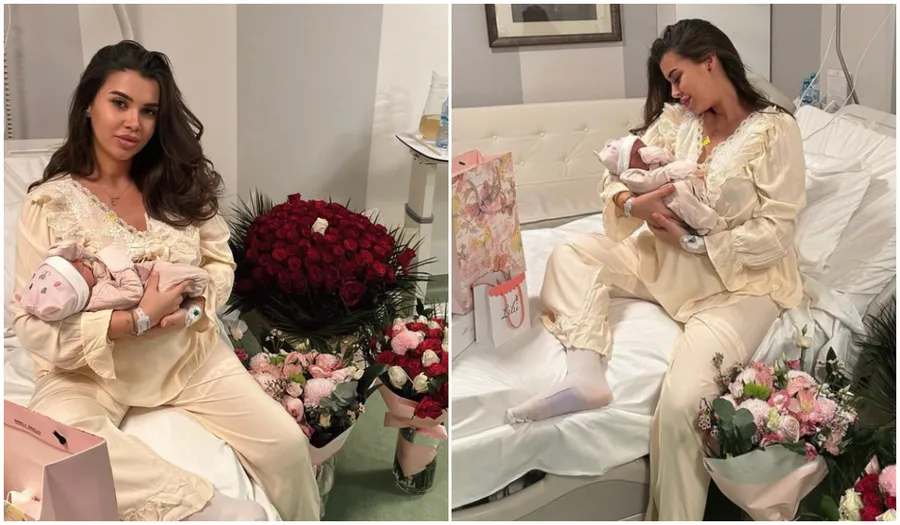 Andra Volos și fetița ei