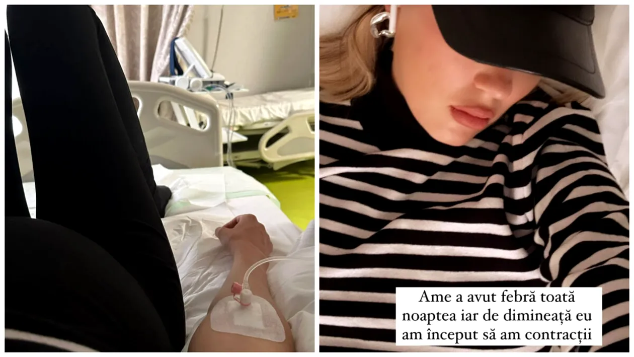 Emily Burghelea, de urgență la spital: „De dimineață, am început să am contracții”