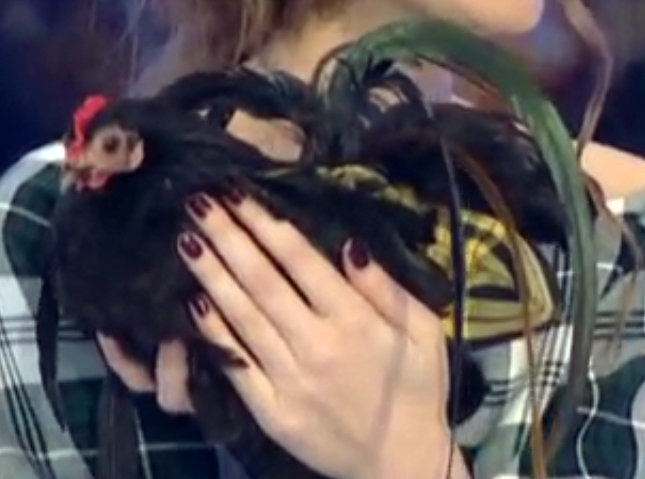 Iulia Albu a lansat "moda cu găina"