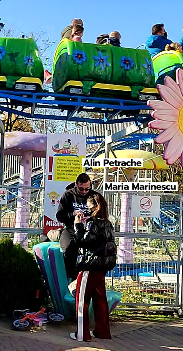 Alin Petrache și Maria Marinescu au ieșit în parc, alături de fiul lor / Sursă foto: CANCAN.RO