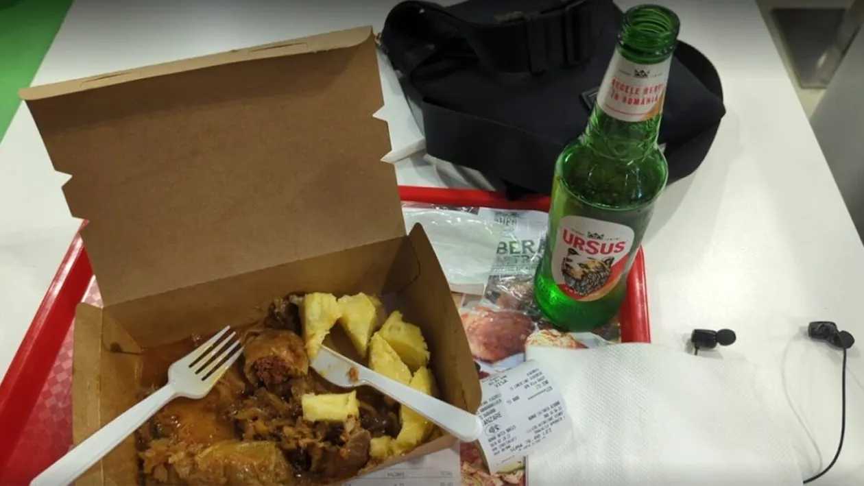 Jecmăneală totală! Câți lei a dat un turist român pentru o bere la 0.33 litri într-un restaurant din Aeroportul Otopeni