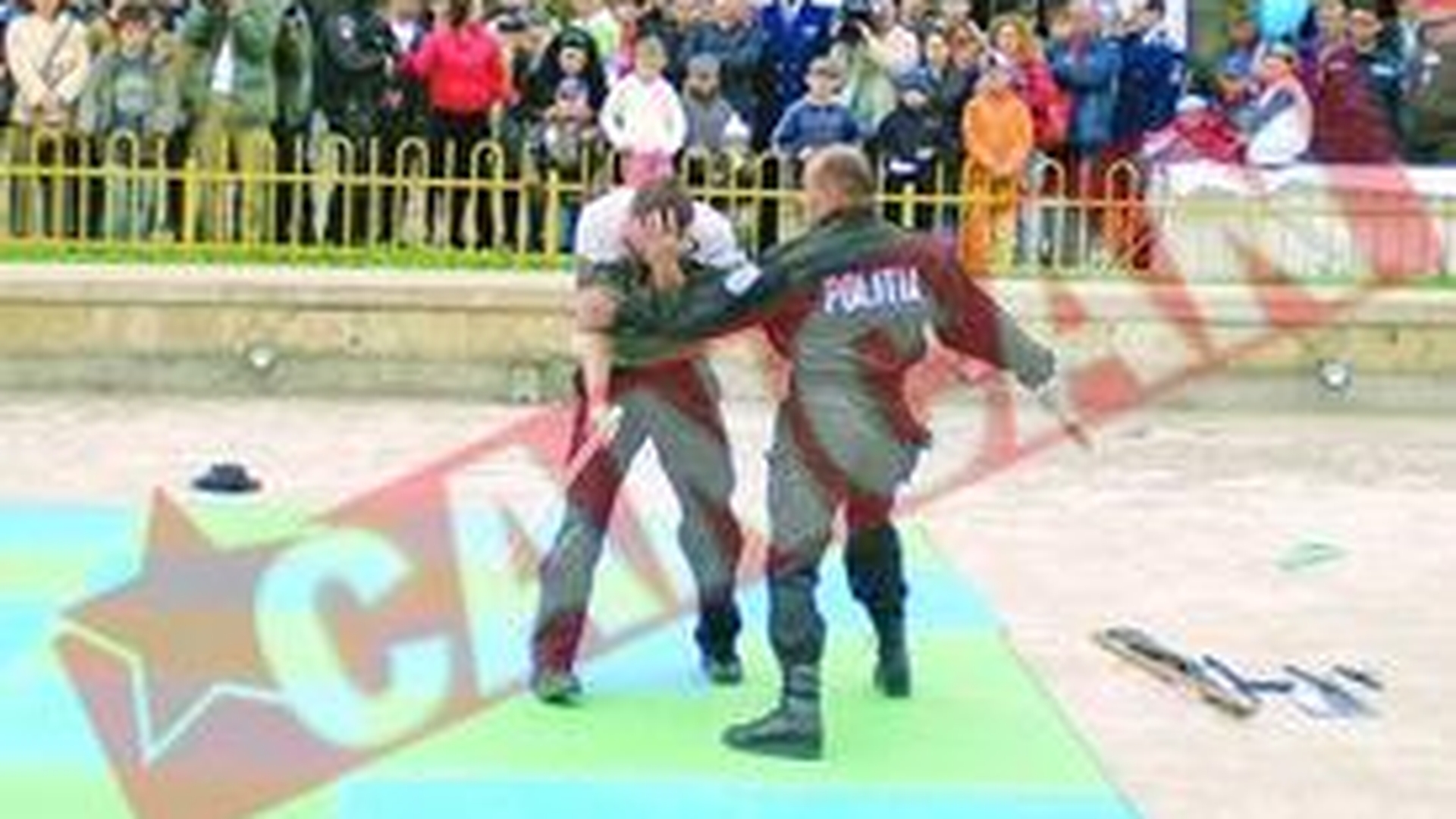 Mascatii s-au luat la bataie de Ziua Politiei