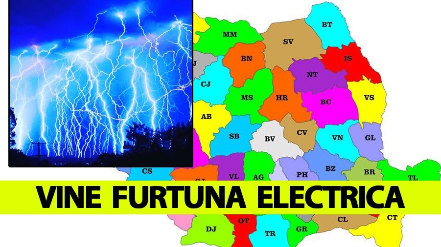 ANM, avertizare cruntă! Vine furtuna electrică în România. Fenomene meteo foarte periculoase