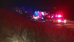 Accident grav în Giurgiu. Doi oameni au murit, după ce mașina în care se aflau s-a răsturnat