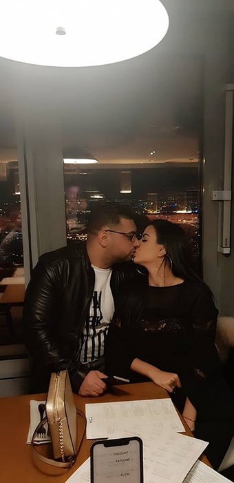 Fardin Amet, un temut interlop din București, alături de partenera sa