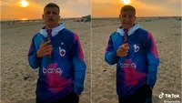 Un britanic a făcut furori pe Internet, după ce a susținut că a adormit la plajă cu masca de protecție pe față. Imaginile au stârnit un “tsunami” de râsete | VIDEO