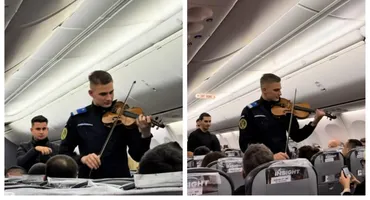 Surpriză de 1 decembrie, la 10.000 m altitudine! Momentul care i-a înduioșat pe toți pasagerii Tarom