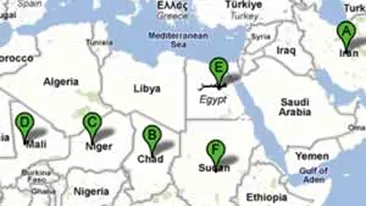 TEST IQ | Dacă ai fi în centrul Sudanului, cu fața spre Vest, și te-ai întoarce spre stânga - ce țară vei avea în Nord?