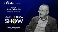 Marius Tucă Show începe marți, 19 decembrie, de la ora 20.00, live pe gândul.ro. Invitat: Ion Cristoiu